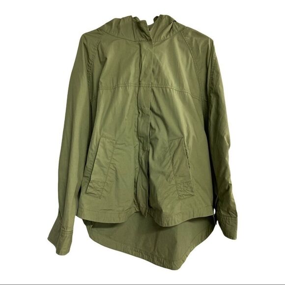 BDG , Army GreenWomen’s Oversized Hooded Jacket,Size SP, ,Zipper & Snap Closure - Picture 1 of 12